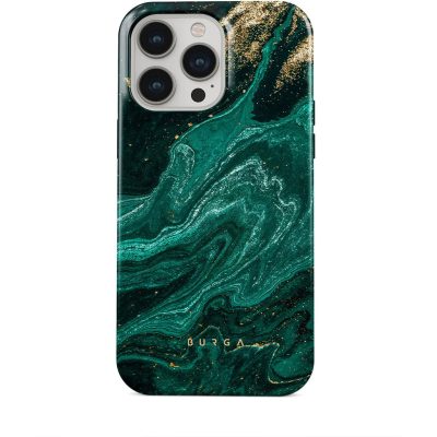 Burga Tough - Coque Apple iPhone 15 Pro Coque Arrière Rigide Antichoc - Emerald Pool