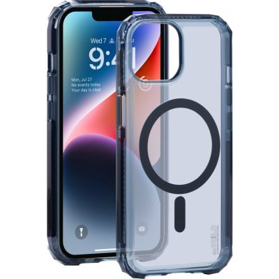 SoSkild Defend - Coque Apple iPhone 15 Coque Arrière Rigide Compatible MagSafe - Smokey Grey