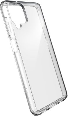 Speck Presidio Exotech - Coque Samsung Galaxy A12 Coque Arrière Rigide Antichoc - Transparent