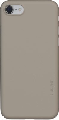 Nudient Thin Precise - Coque Apple iPhone SE (2020) Coque Arrière Rigide - Clay Beige