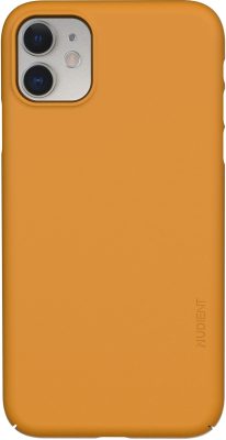 Nudient Thin Precise - Coque Apple iPhone 11 Coque Arrière Rigide - Saffron Yellow