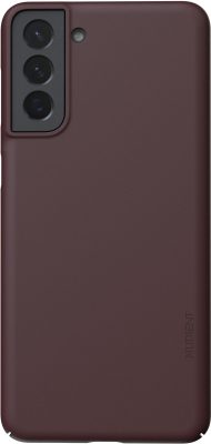 Nudient Thin Precise - Coque Samsung Galaxy S21 Plus Coque Arrière Rigide - Sangria Red