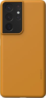 Nudient Thin Precise - Coque Samsung Galaxy S21 Ultra Coque Arrière Rigide - Saffron Yellow