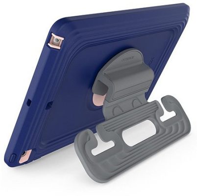 Otterbox EZGrab - Coque Apple iPad 8 (2020) Coque Arrière Rigide Antichoc + Support Amovible - Space Explorer Purple