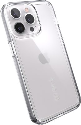 Speck GemShell - Coque Apple iPhone 13 Pro Coque Arrière Rigide Antichoc - Transparent