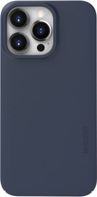 Nudient Thin Precise - Coque Apple iPhone 13 Pro Coque Arrière Rigide Compatible MagSafe - Midwinter Blue