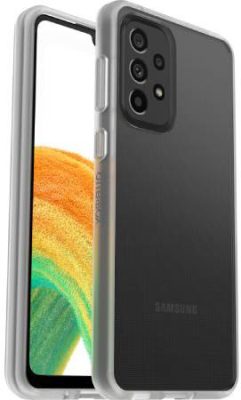 Otterbox React - Coque Samsung Galaxy A33 Coque Arrière Rigide Antichoc - Transparent