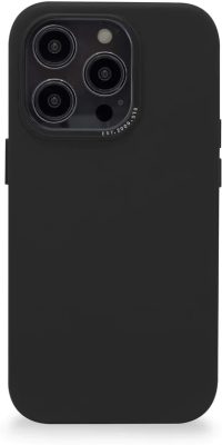 Decoded - Coque Apple iPhone 14 Pro Max Coque arrière en Cuir Véritable - Noir