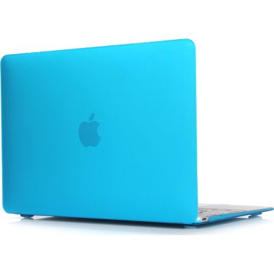 Mobigear Matte - Apple MacBook 12 Pouces (2015-2017) Coque MacBook Rigide - Bleu
