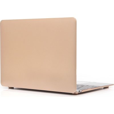 Mobigear Metallic - Apple MacBook 12 Pouces (2015-2017) Coque MacBook Rigide - Or
