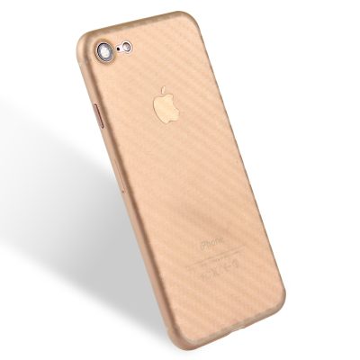 Mobigear Ultra Slim - Coque Apple iPhone 8 Thin Coque Arrière Rigide - Or