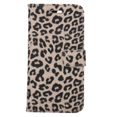 Mobigear Leopard - Coque Apple iPhone 8 Plus Etui Portefeuille - Marron
