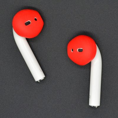 Mobigear Earbuds - Coque Apple AirPods 2 Thin Coque en Silicone Souple - Rouge