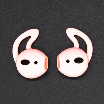 Mobigear Earbuds - Coque Apple AirPods 1 Thin Coque en Silicone Souple - Rose