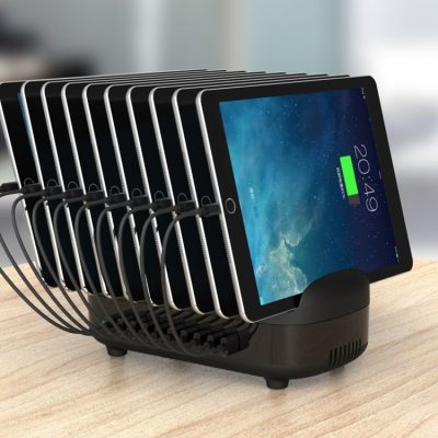 Orico Smart - 10 USB Station de recharge 12W 2.4A - Noir