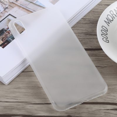 Mobigear Ultra Slim - Coque Apple iPhone XR Thin Coque Arrière Rigide - Blanc