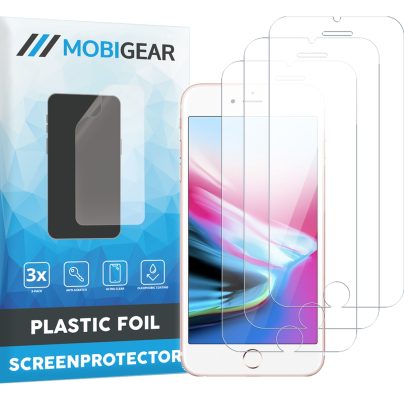 Mobigear - Apple iPhone SE (2020) Protection d'écran Film - Compatible Coque (Lot de 3)