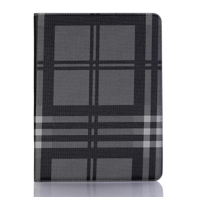 Mobigear Folio 9 - Coque Apple iPad Pro 11 (2018) Etui + Porte-crayon - Checkered Gray