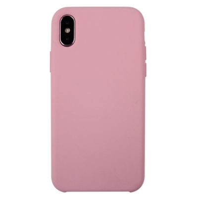 Mobigear Color - Coque Apple iPhone X Coque arrière en TPU Souple - Rose