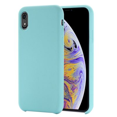 Mobigear Rubber Touch - Coque Apple iPhone XR Coque Arrière Rigide - Turquoise