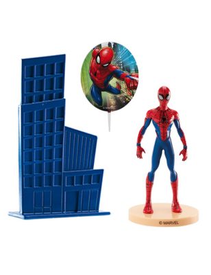 Kit cake toppers en plastique Spiderman 8