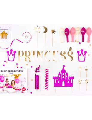 Kit décoration anniversaire princesse 31 pièces