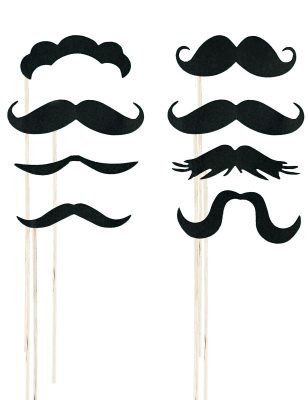 Kit photobooth 8 moustaches