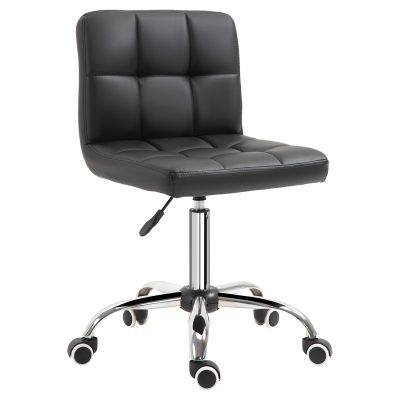 Vinsetto Chaise de bureau design contemporain pivotante 360° ergonomique hauteur réglable dossier assise capitonnés 52