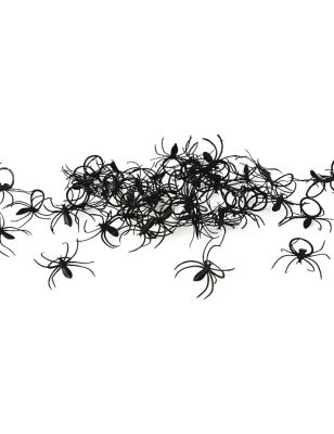 Lot 50 bagues araignées Halloween