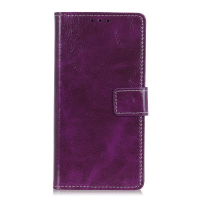 Mobigear Basic - Coque LG G8 ThinQ Etui Portefeuille - Violet