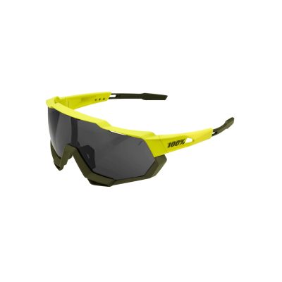 Lunettes 100% Speedtrap Soft Tact Banana - Verres Noirs
