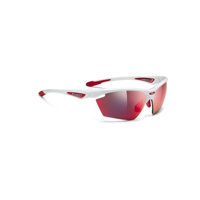 Lunettes Stratofly Blanc Brillant RPO Multilaser Rouge Rudy Project