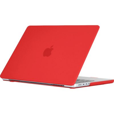 Mobigear Matte - Apple MacBook Pro 14 Pouces (2021-2023) Coque MacBook Rigide - Rouge