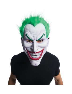 Masque avec perruque Joker adulte