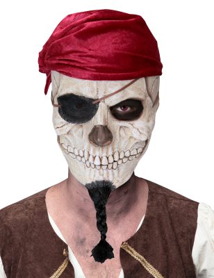 Masque crâne de pirate adulte