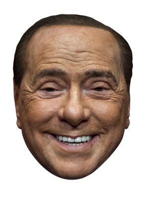 Masque en carton Silvio Berlusconi adulte