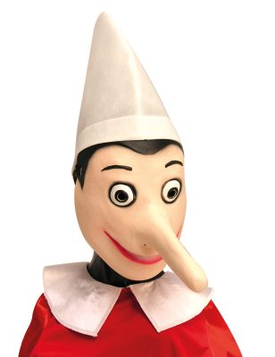 Masque latex Pinocchio adulte
