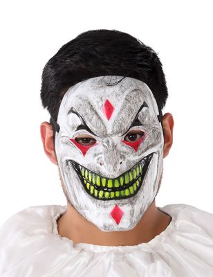 Masque PVC clown démoniaque adulte