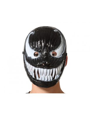 Masque symbiote noir et blanc adulte