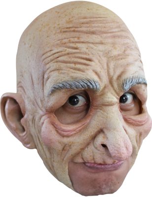 Masque vieil homme adulte Halloween 100% latex