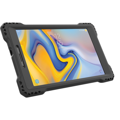 MAXCases Shield Extreme - Coque Samsung Galaxy Tab A 8.0 (2018) Coque Arrière Rigide Antichoc - Noir