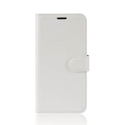 Mobigear Classic - Coque OnePlus 6 Etui Portefeuille - Blanc