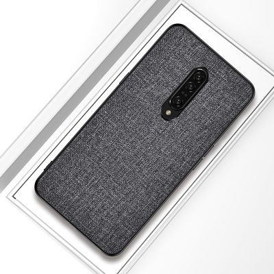 Mobigear Fabric - Coque OnePlus 7 Coque Arrière Rigide - Gris