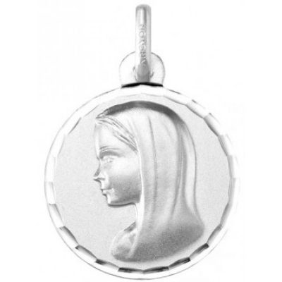 Médaille Argyor 1B603176N - Médaille Or Blanc H - 1.6 cm