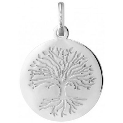 Médaille Argyor 24B8400212 - Médaille Or Blanc H - 1.6 cm