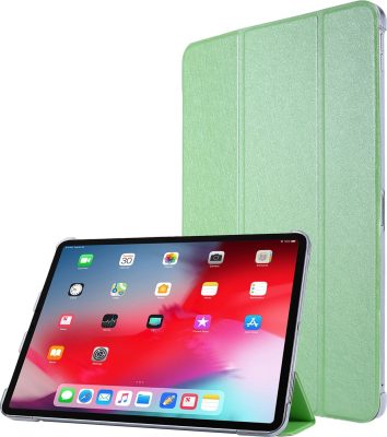 Mobigear Tri-Fold Slim - Coque Apple iPad Pro 12.9 (2018) Etui - Vert
