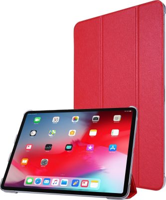 Mobigear Tri-Fold Slim - Coque Apple iPad Pro 12.9 (2018) Etui - Rouge