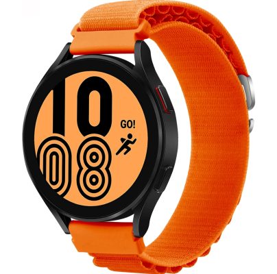 Mobigear Alpine - Bracelet Huawei Watch GT 3 (46mm) en Nylon Fermetureà boucle - Orange