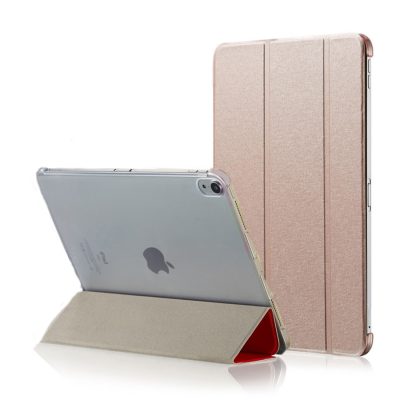 Mobigear Tri-Fold Slim - Coque Apple iPad Pro 11 (2018) Etui - Rose doré