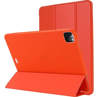Mobigear Tri-Fold Gel - Coque Apple iPad Pro 12.9 (2021) Etui - Rouge